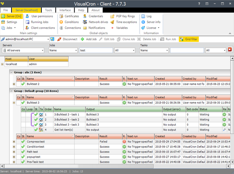 Job scheduling software